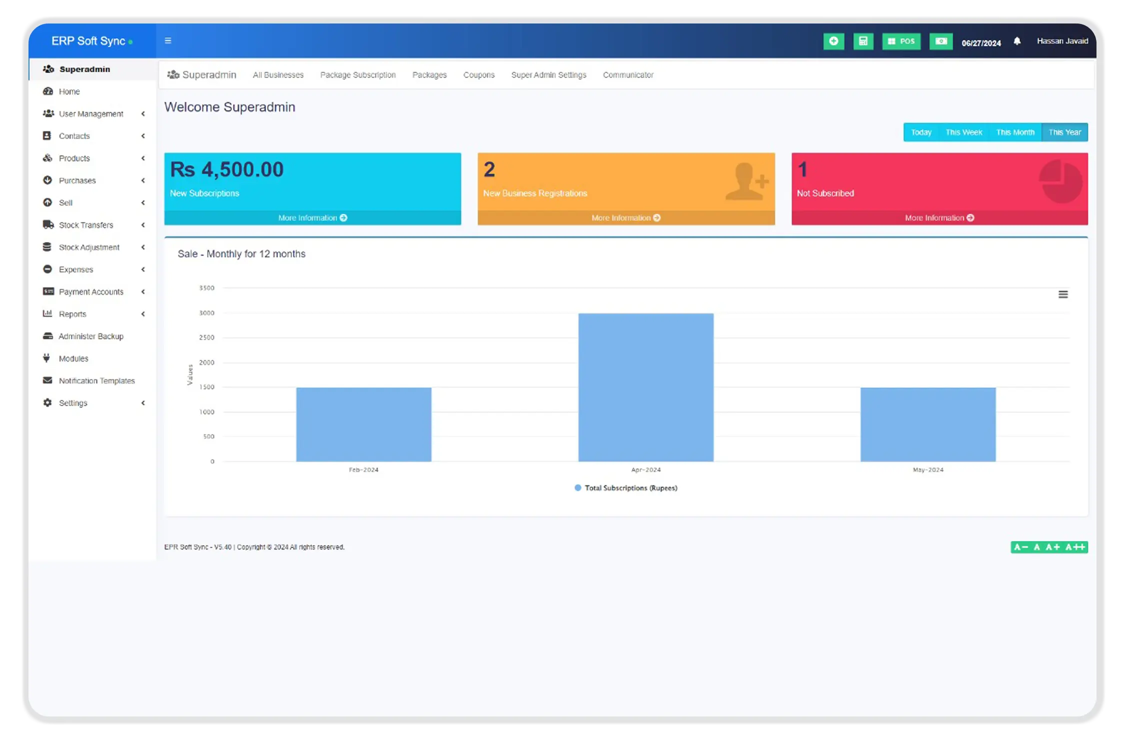 Super Admin Module